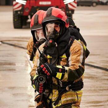 Lave-linge professionnels uniformes pompiers