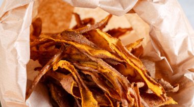 Recette Zéro déchet – Chips d’épluchures de patates douces