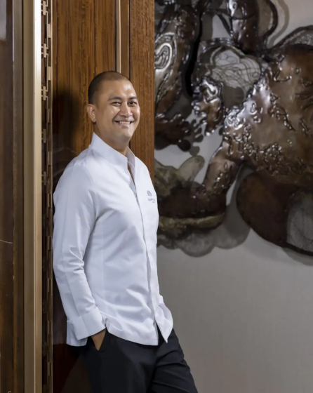Portrait of a representative from Raffles Hotel Jakarta, highlighting collaboration with Electrolux Professional kitchens